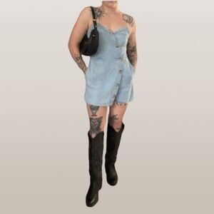 Denim Romper - Aeropostale